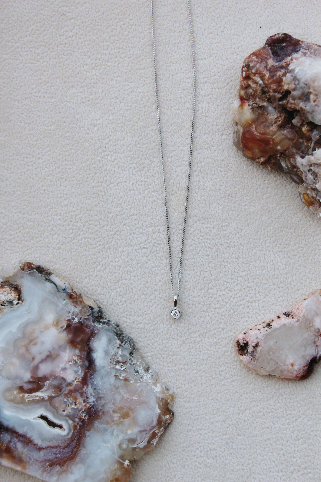 Diamond Stud Necklace