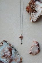 Load image into Gallery viewer, Flower Key Necklace
