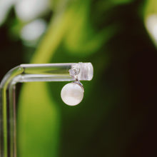 Load image into Gallery viewer, Diamond Pearl Earrings
