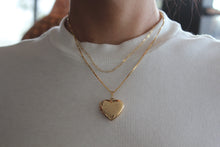 Load image into Gallery viewer, Gold Heart Locket
