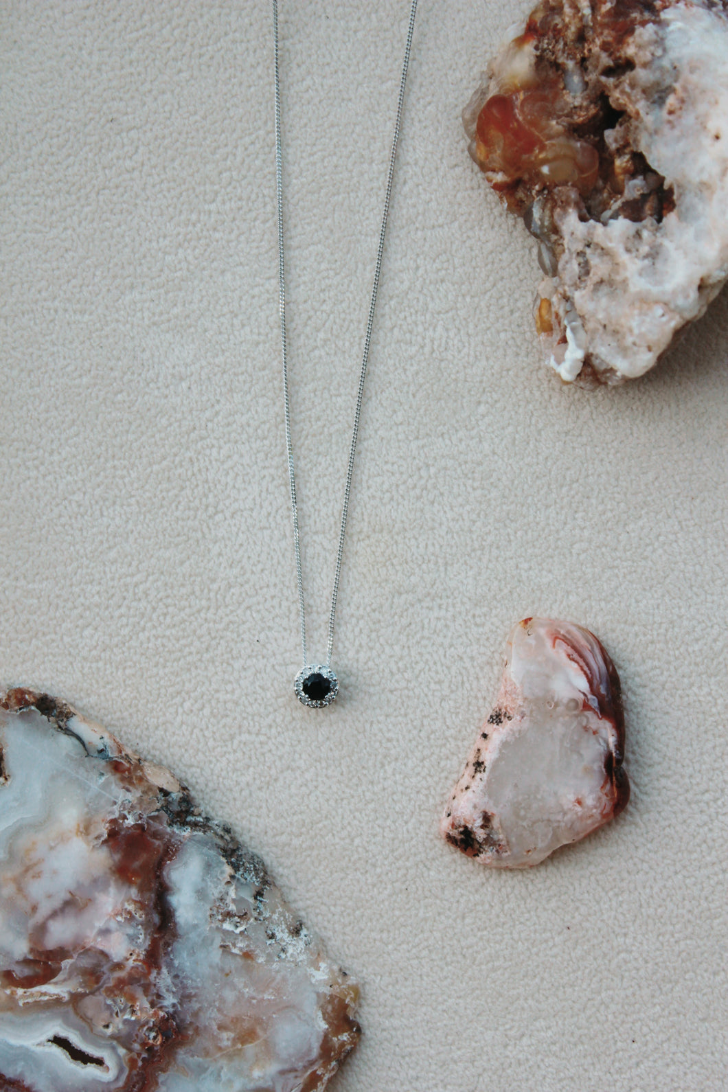 Sapphire Diamond Necklace