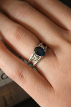 Load image into Gallery viewer, Oval Sapphire Ring
