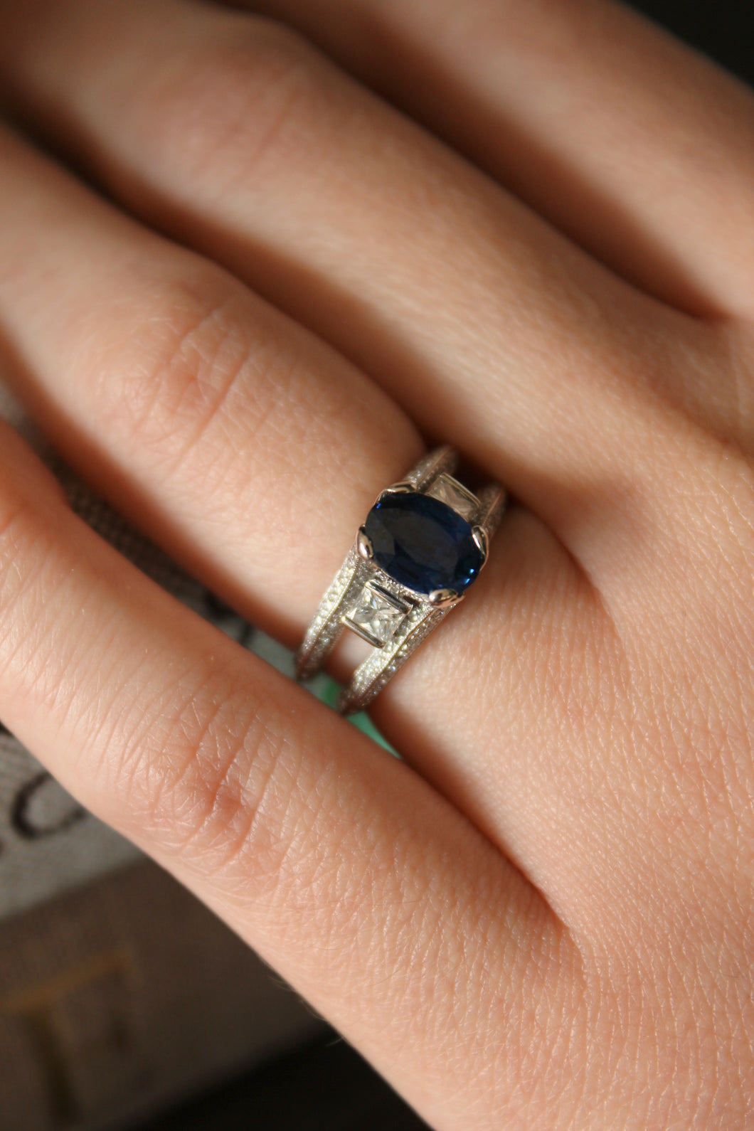 Oval Sapphire Ring