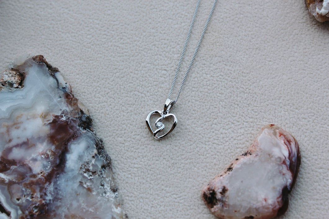 Diamond Heart Necklace