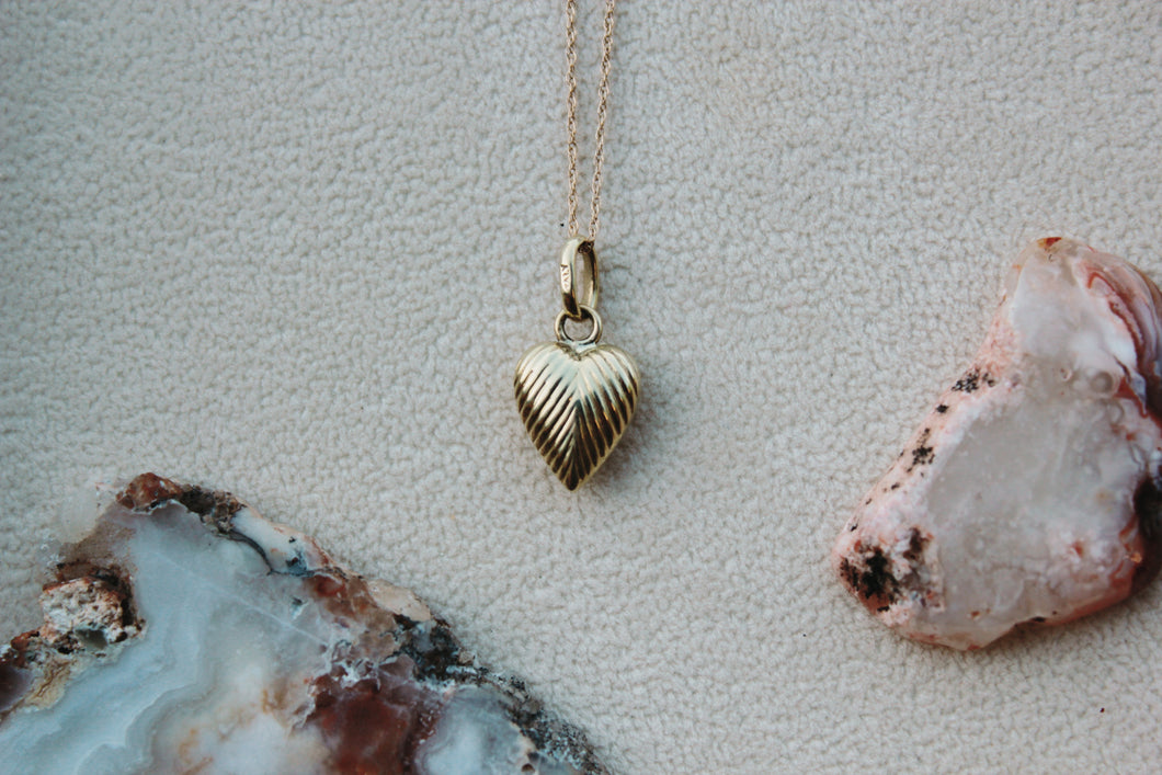 Vintage Gold Heart